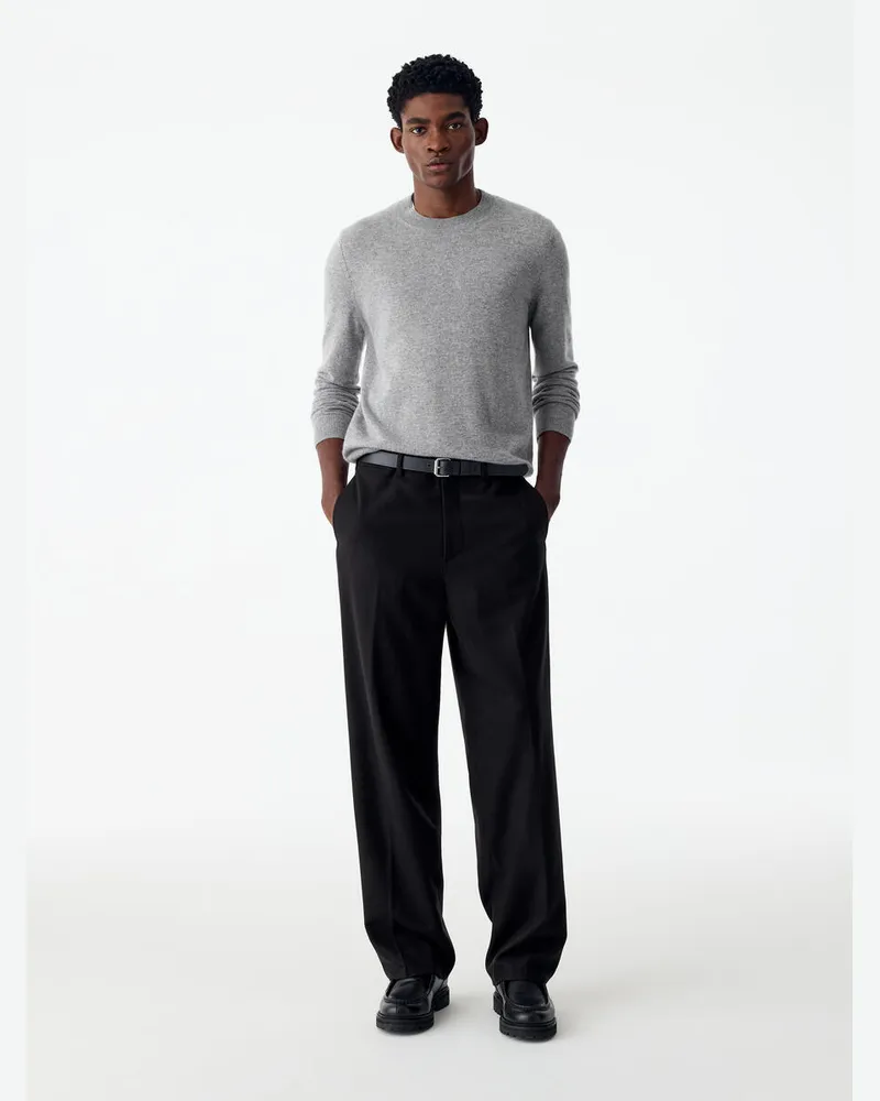 Arket Weite Flanellhose -Blau Blau