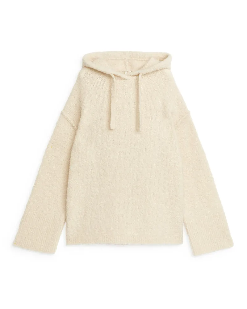 Arket Pullover Aus Alpakawolle Und Wolle - Weiß Cremeweiß
