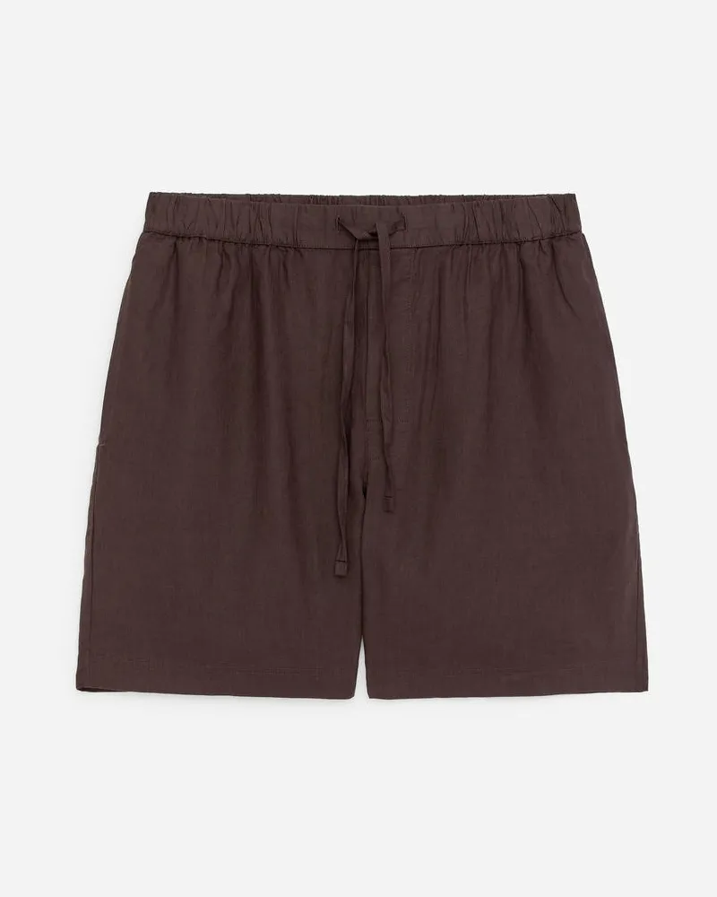 Arket Leinen-Shorts -Braun Braun
