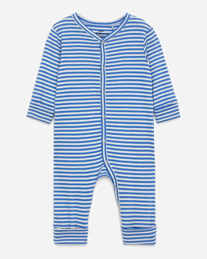 Arket Pyjama Aus Baumwolle -Blau Blau