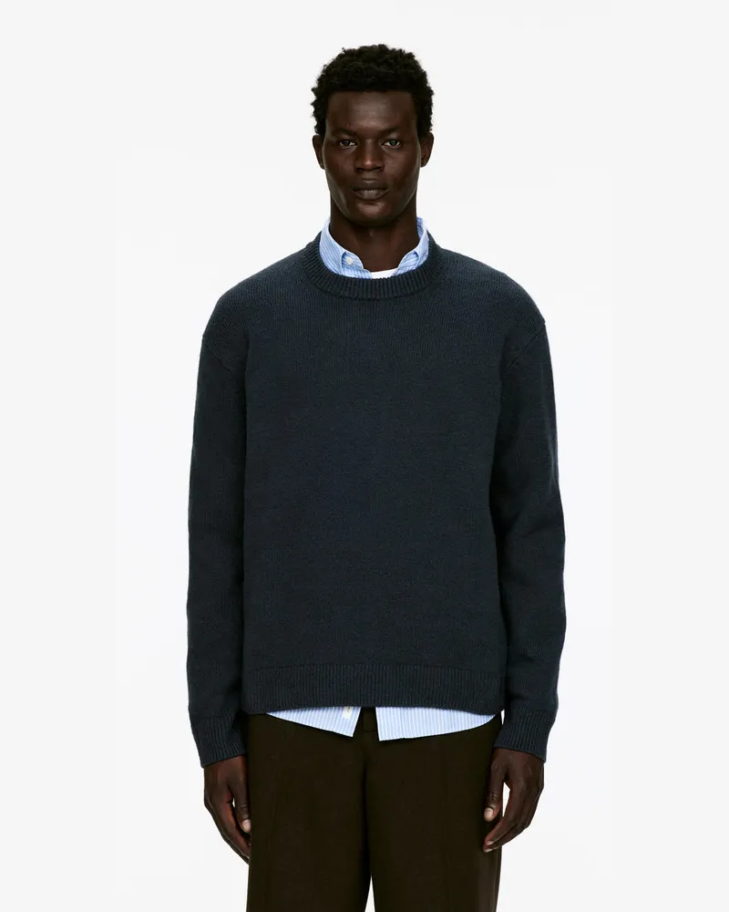 Arket Pullover Aus Baumwollmix -Schwarz Schwarz