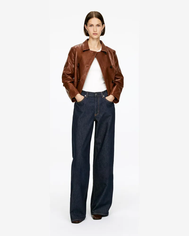 Arket CLOUD Loose Jeans Mit Weitem Bein -Blau Blau