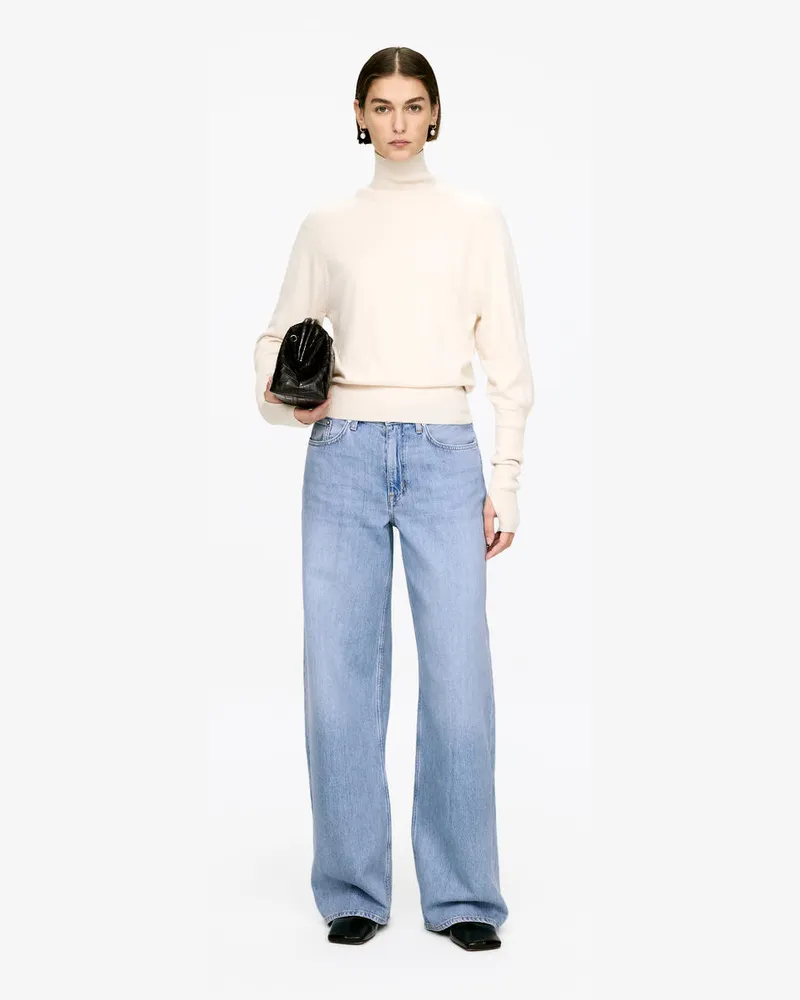 Arket CLOUD Loose Jeans Mit Weitem Bein -Blau Blau