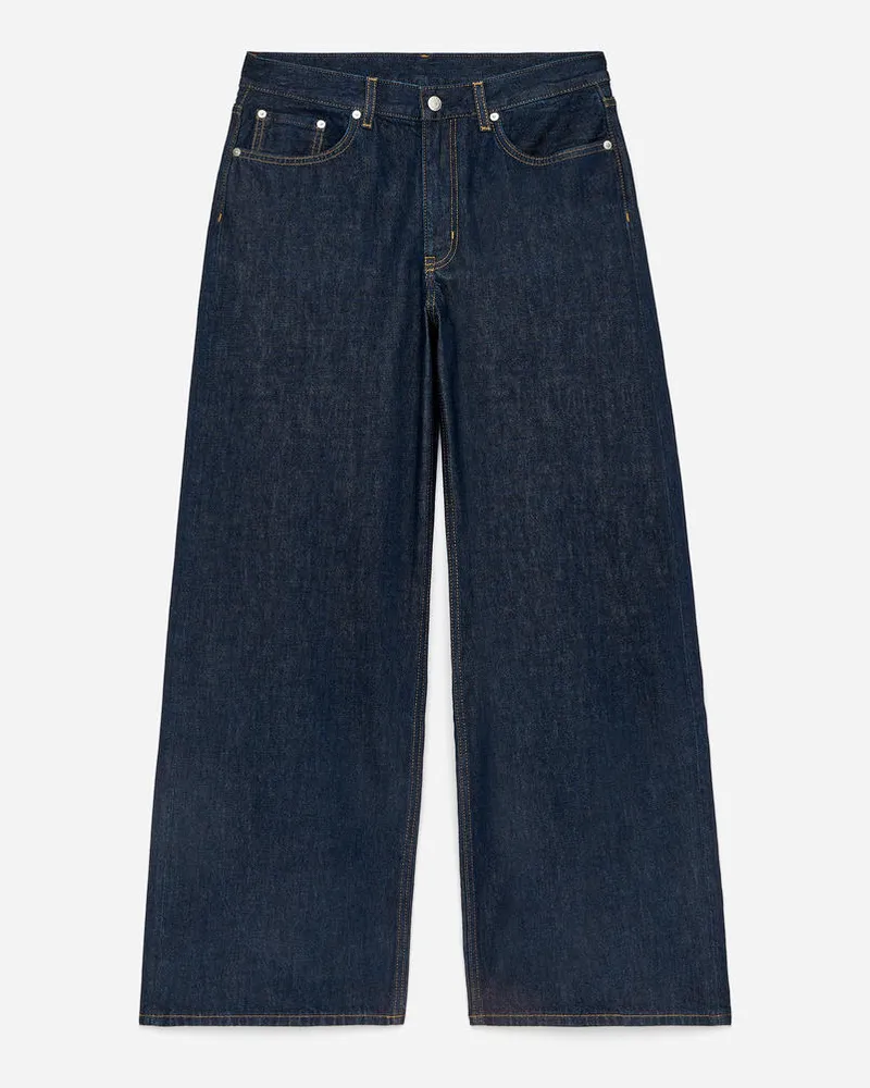 Arket CLOUD Loose Jeans Mit Weitem Bein -Blau Blau
