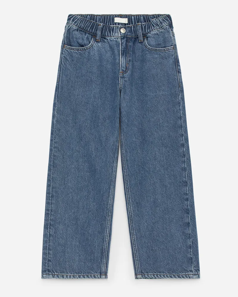 Arket Pull-On-Jeans - Blau Mittelblau