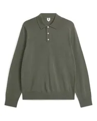 Arket Polo aus Merinowolle Khaki