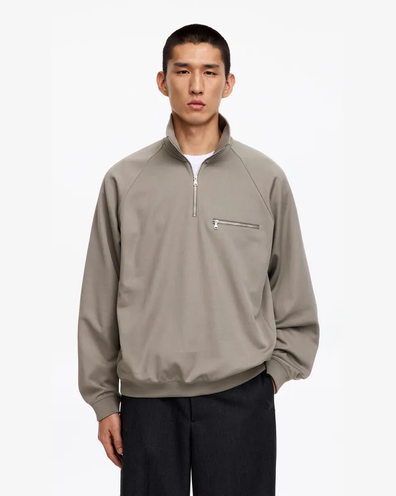 Arket Trainings-Sweatshirt -Grau Grau