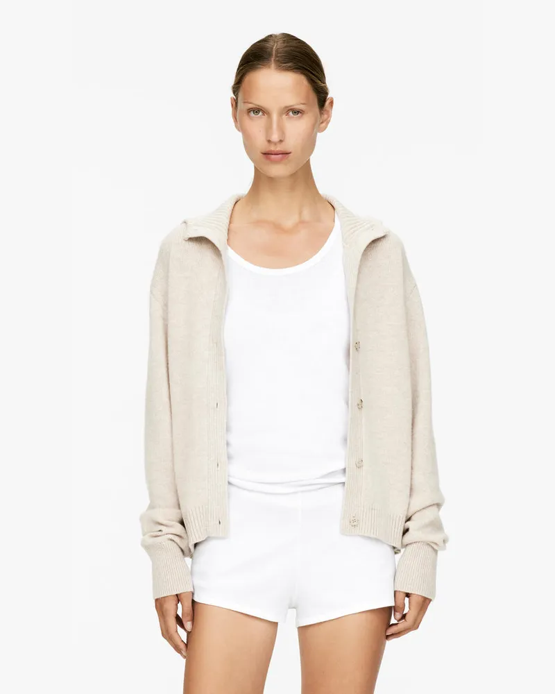 Arket Hotpants Aus Durchsichtiger Baumwolle -Weiß Weiß