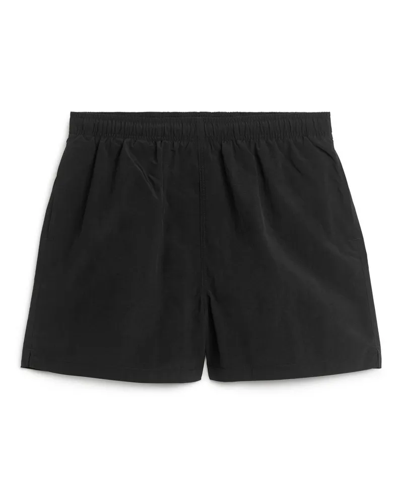 Arket Badeshorts - Schwarz Schwarz