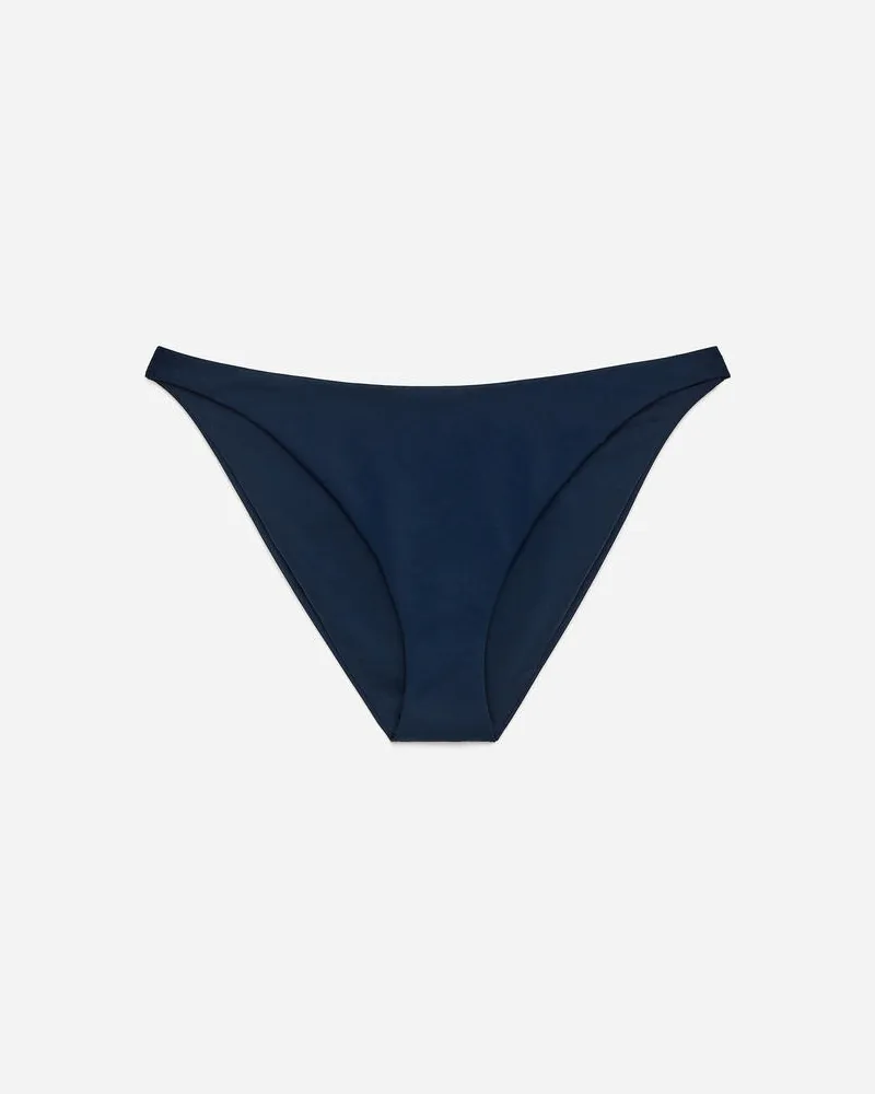 Arket Tief Sitzende Bikinihose - Blau Dunkelblau