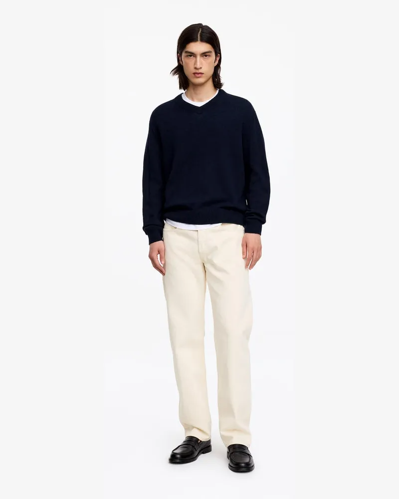Arket OCEAN Loose Straight Jeans -Beige Beige