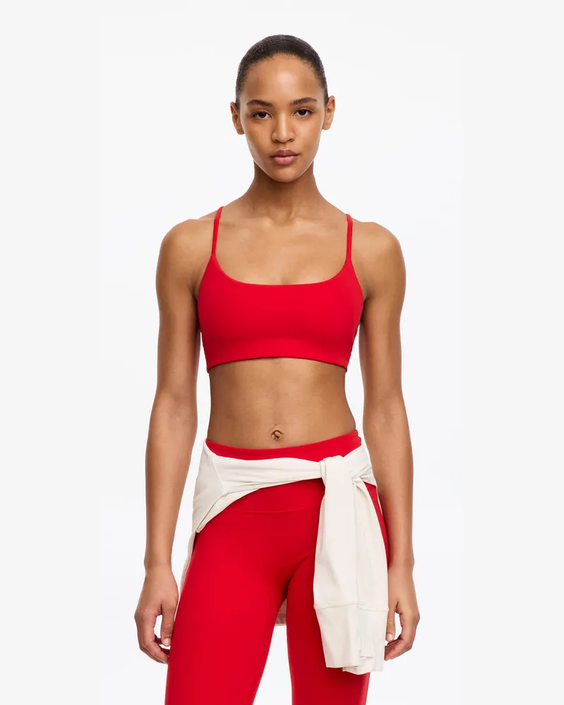 Arket Sport-BH Aus Weichem Stretchmaterial -Rot Rot