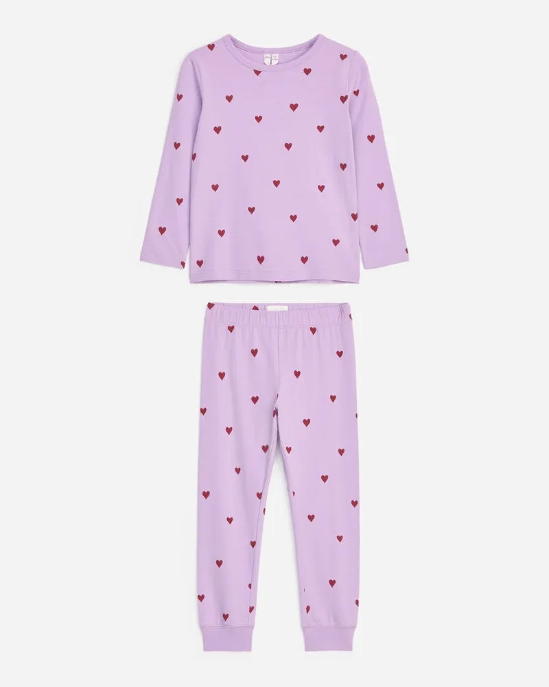 Arket Jersey-Pyjama -Lila Lila