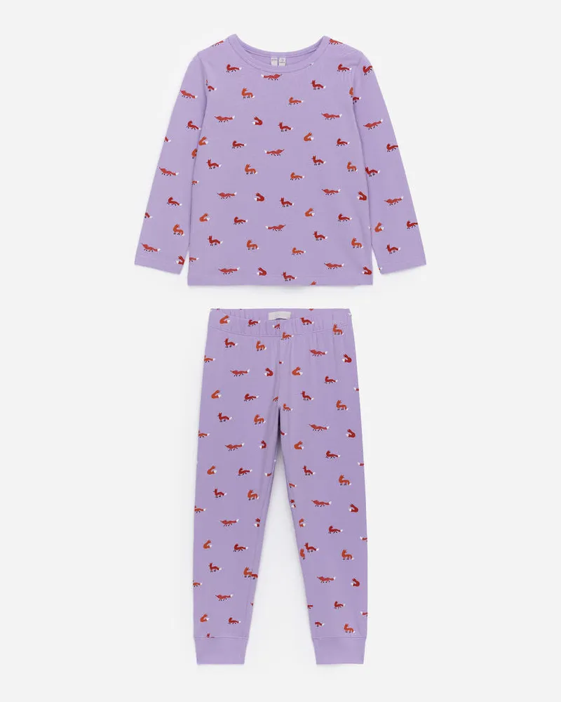 Arket Jersey-Pyjama -Lila Lila