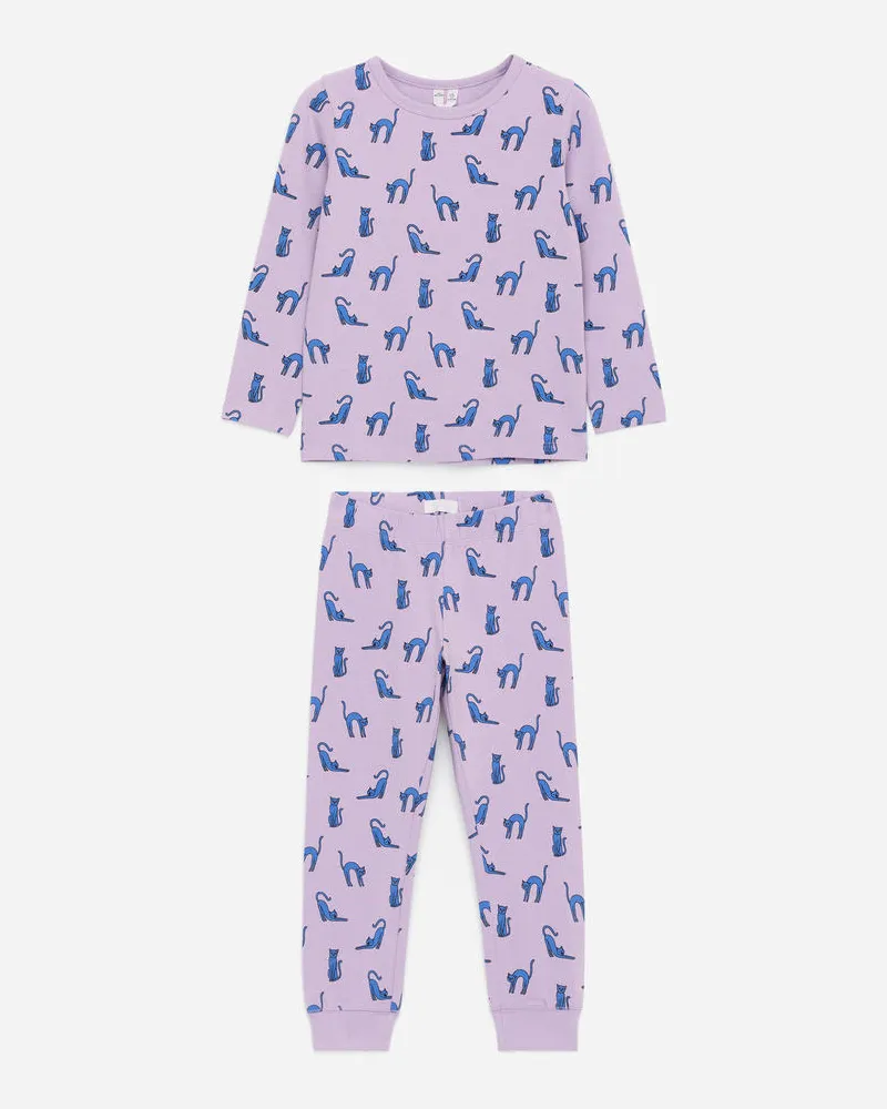 Arket Jersey-Pyjama -Lila Lila