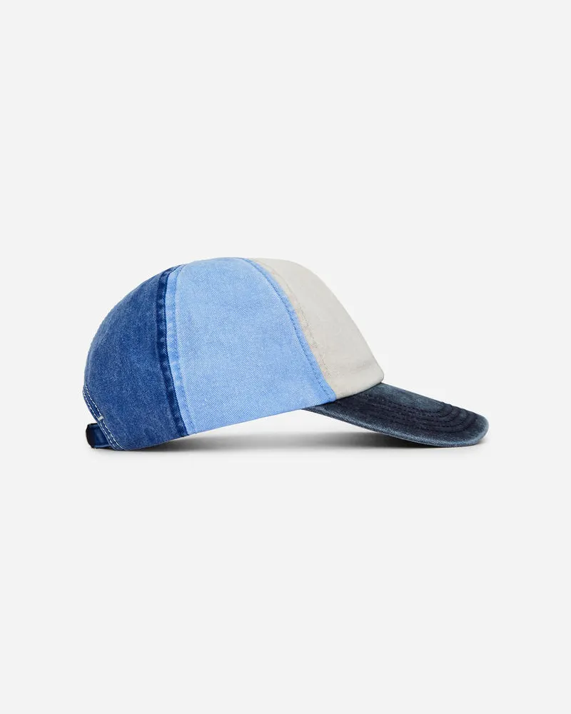 Arket Cap Aus Twill Mit Blockstreifen - Schwarz|Blau|Mehrfarbig Blau