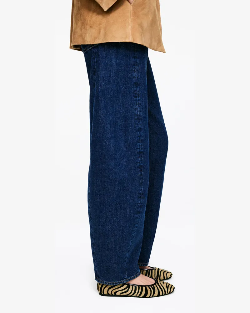 Arket Ballerina In Ponyhaaroptik -Beige Beige