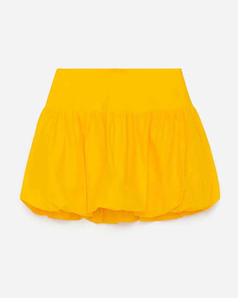 Arket Minirock Mit Ballonsaum -Gelb Gelb