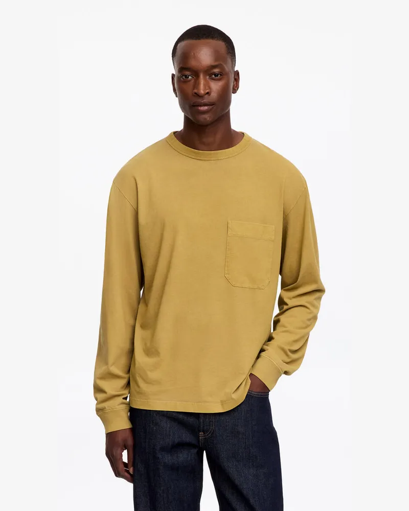 Arket Lockeres Langarmshirt -Gelb Gelb