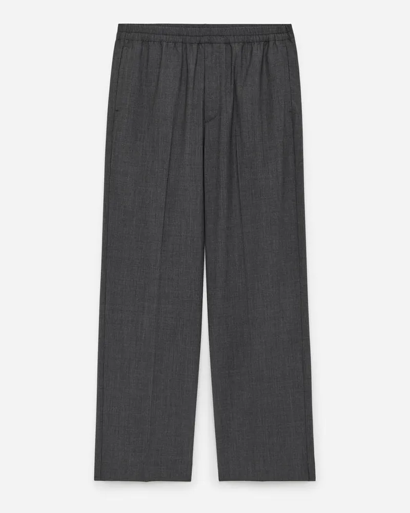 Arket Wollhose Mit Kordelzug - Grau Grau