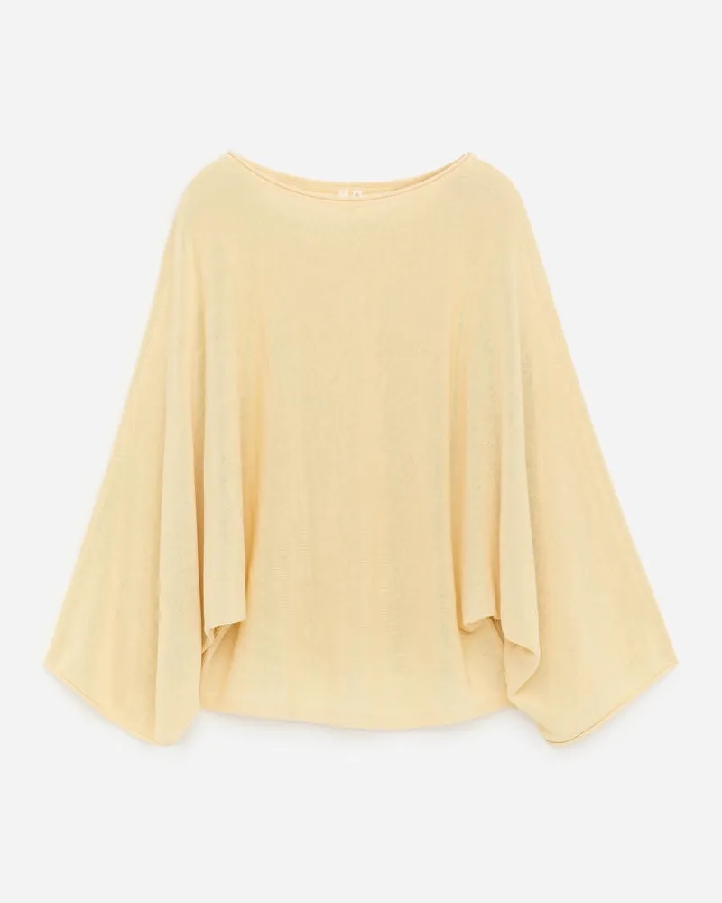 Arket Top Mit Drapierung -Gelb Gelb