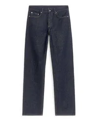 Arket Ocean Loose Straight Jeans Dunkelblau