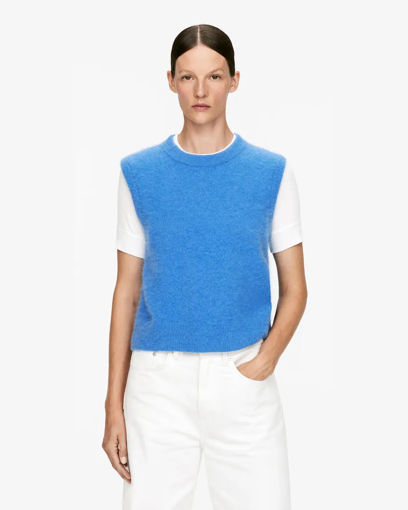 Arket Pullunder Aus Alpakawolle Und Wolle -Blau Blau