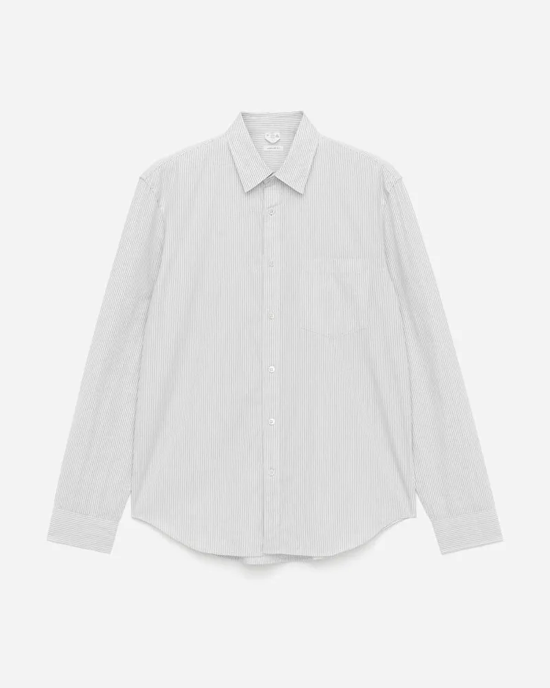 Arket Popeline-Hemd -Schwarz Schwarz