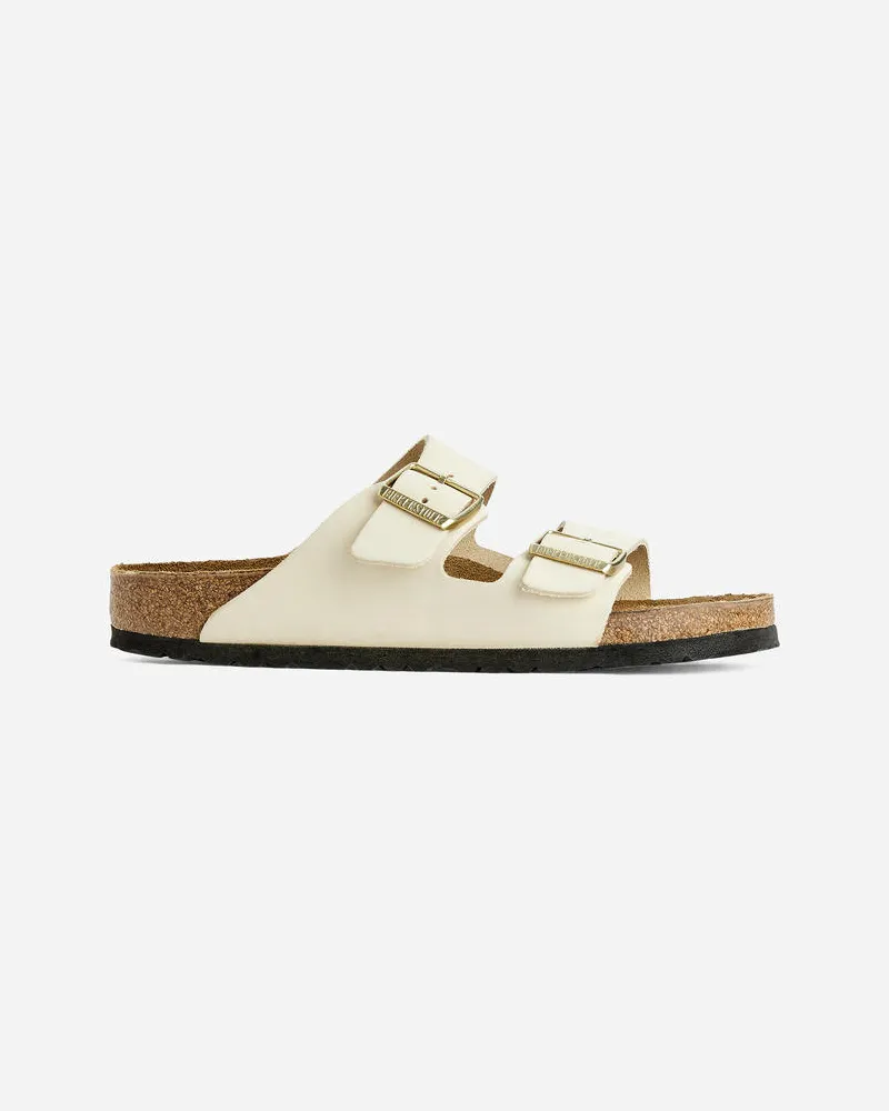 Arket Nubuksandale Arizona Von Birkenstock - Weiß Ecru