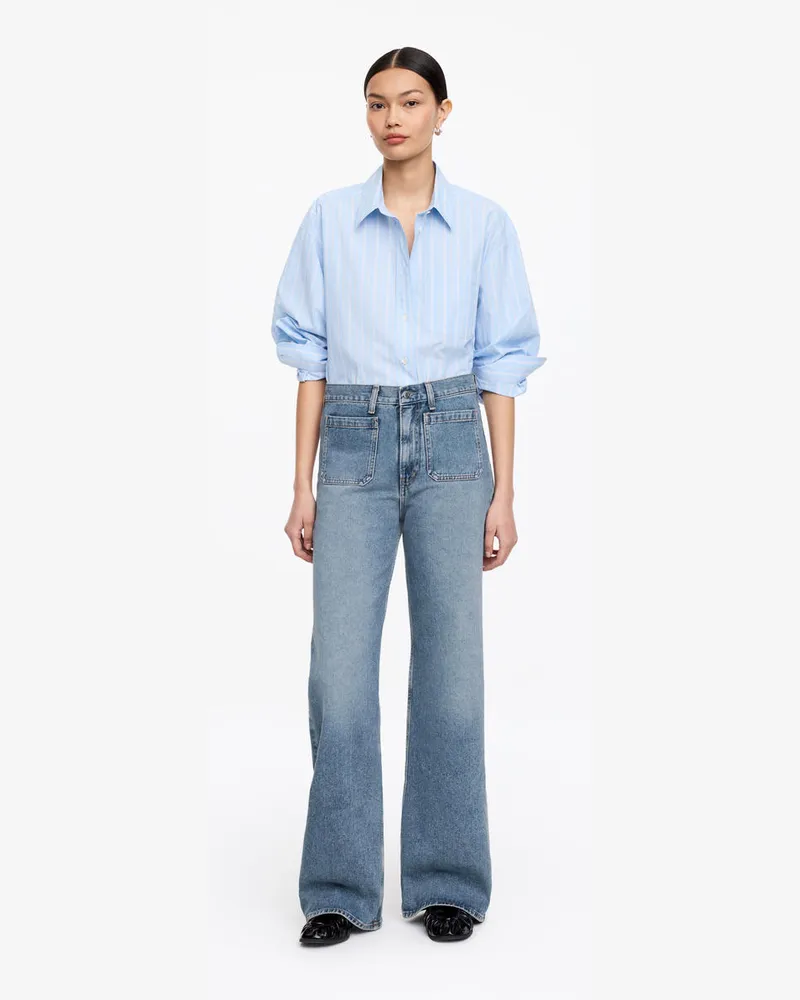 Arket LUPINE Flared Jeans -Blau Blau