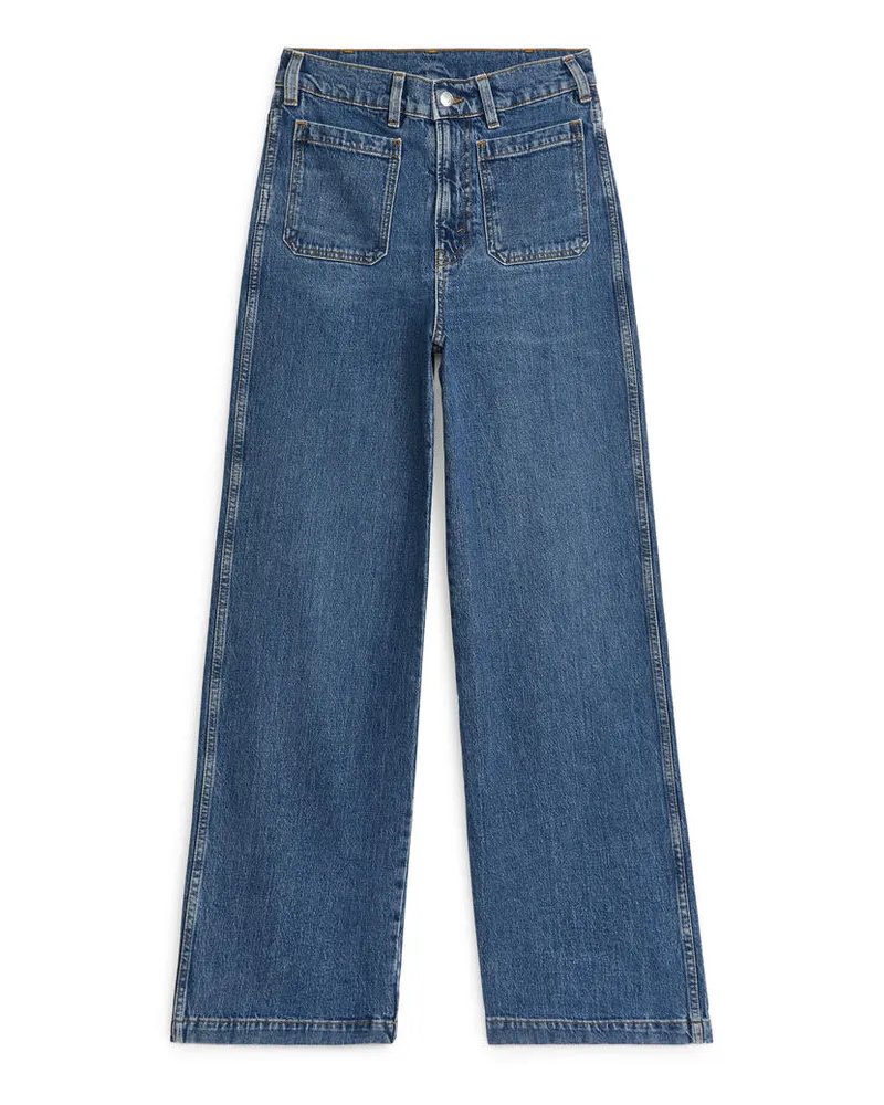 Arket Lupine Flared Jeans - Blau Blau