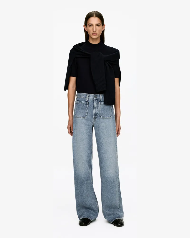 Arket LUPINE Flared Jeans -Blau Blau