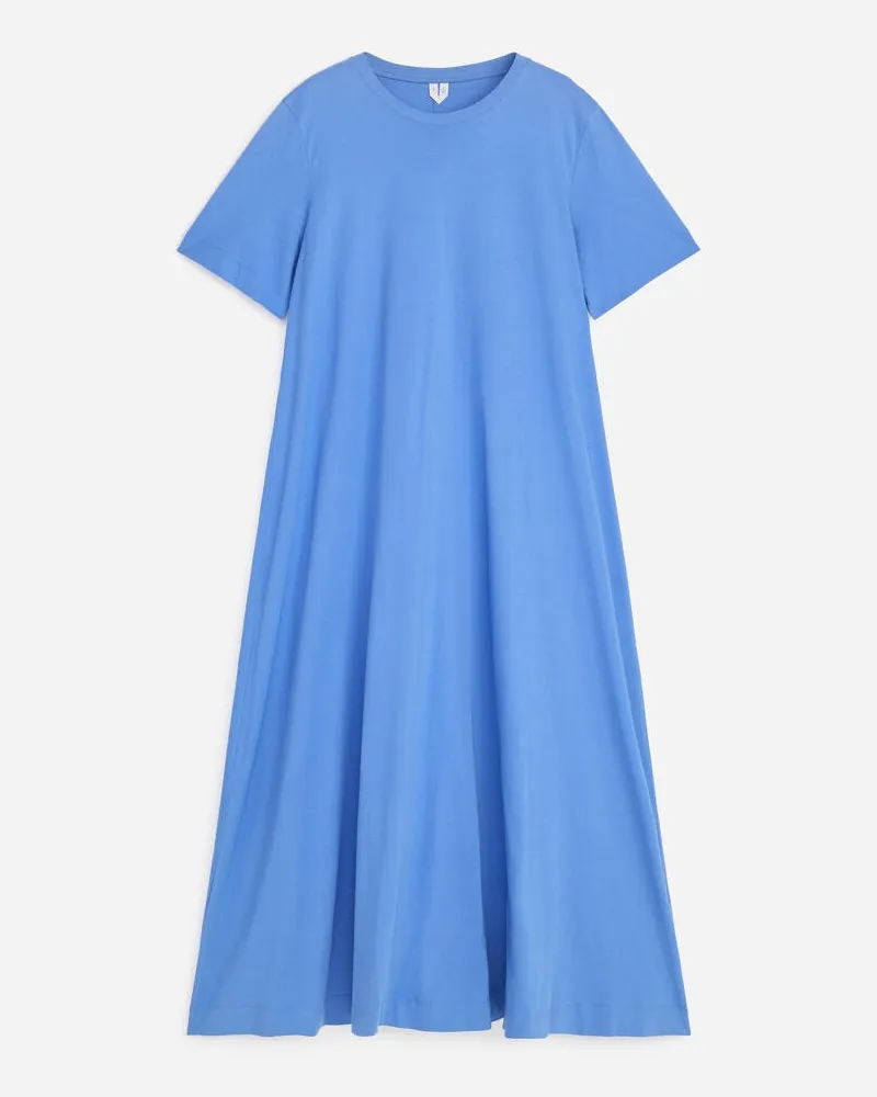Arket T-Shirt-Maxikleid -Blau Blau