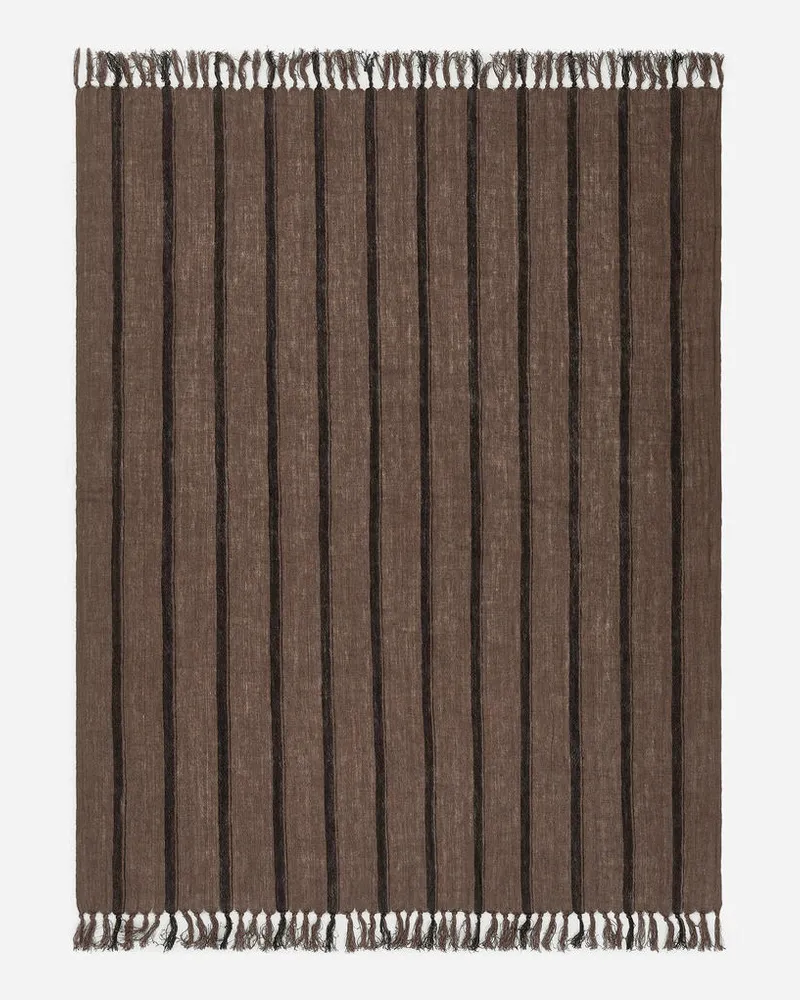 Arket Leinendecke -Braun Braun