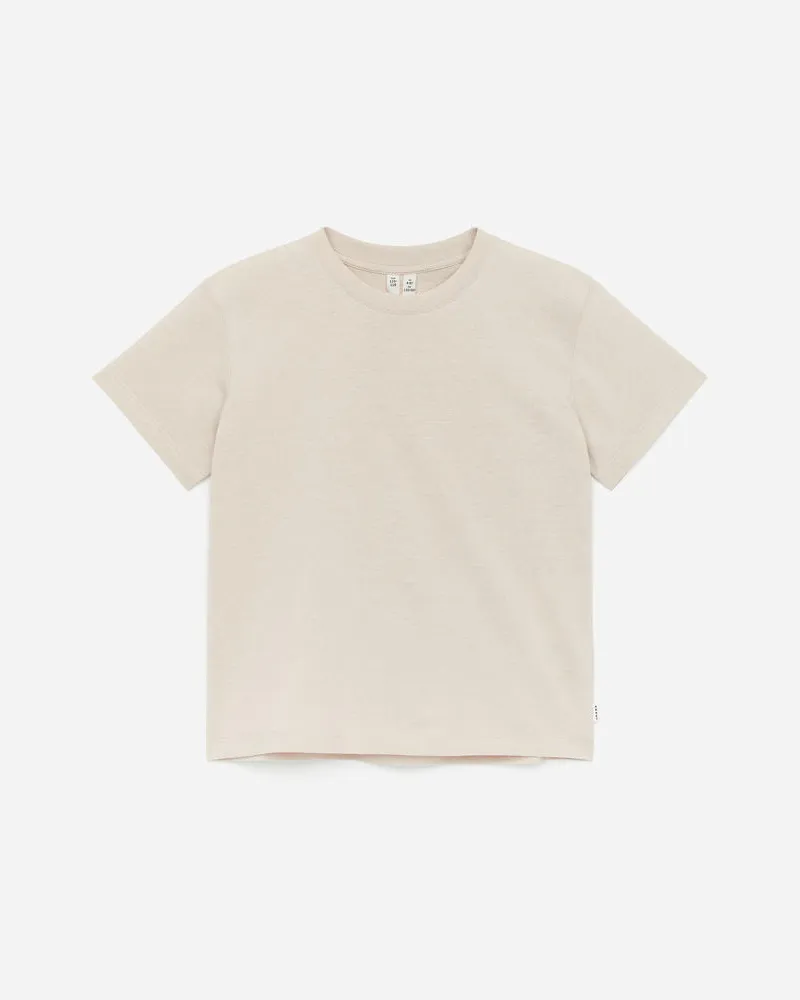 Arket T-Shirt Mit Rundhalsausschnitt - Beige Beige