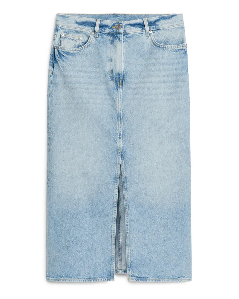 Arket Jeansrock - Blau Hellblau