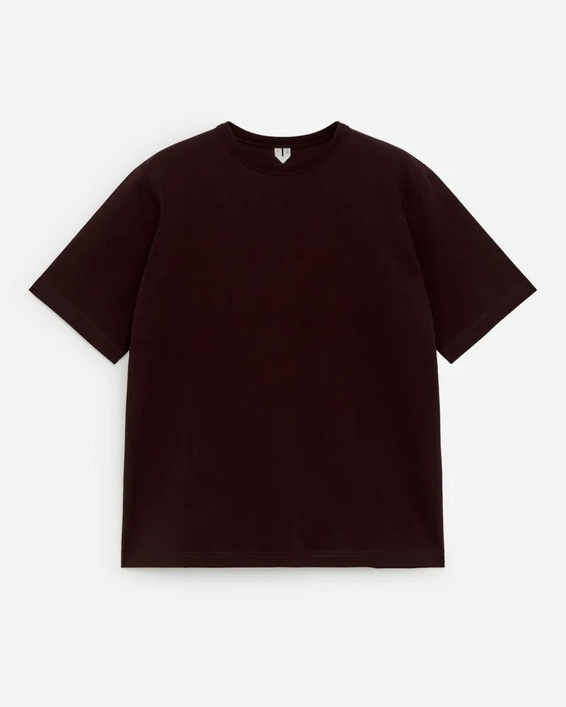 Arket Oversize-T-Shirt 270 GSM -Rot Rot