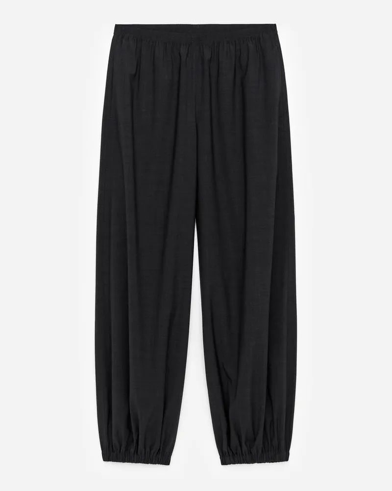 Arket Hose Mit Barrel Leg -Grau Grau