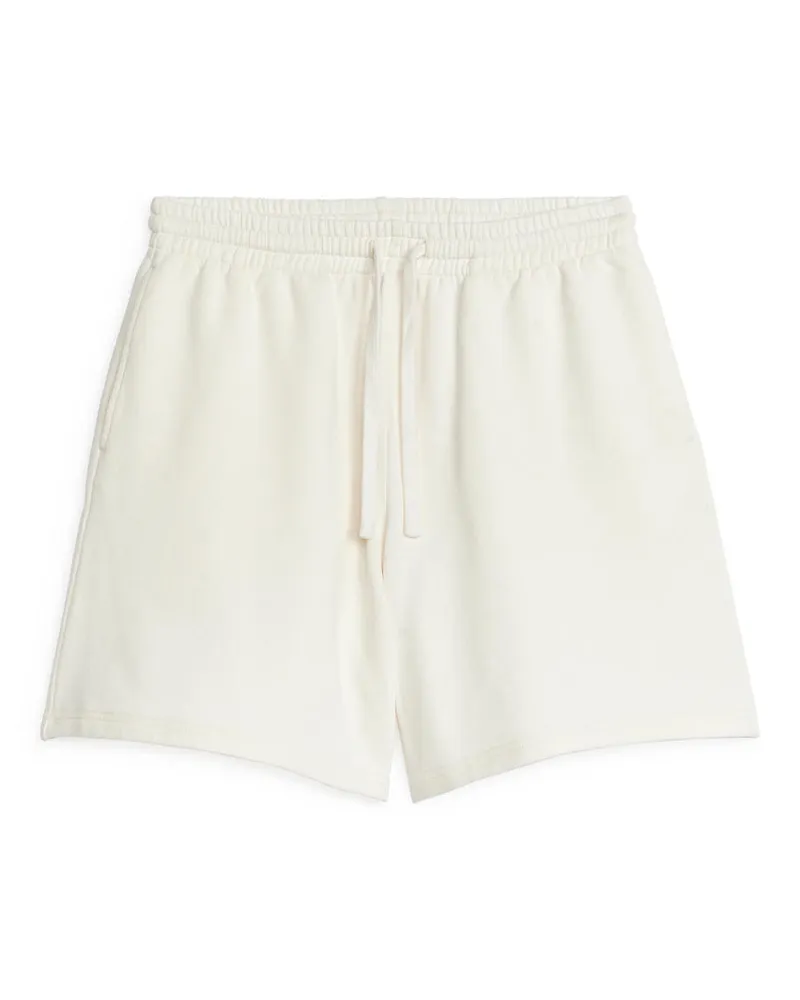 Arket Shorts Aus Frottee - Weiß Cremeweiß