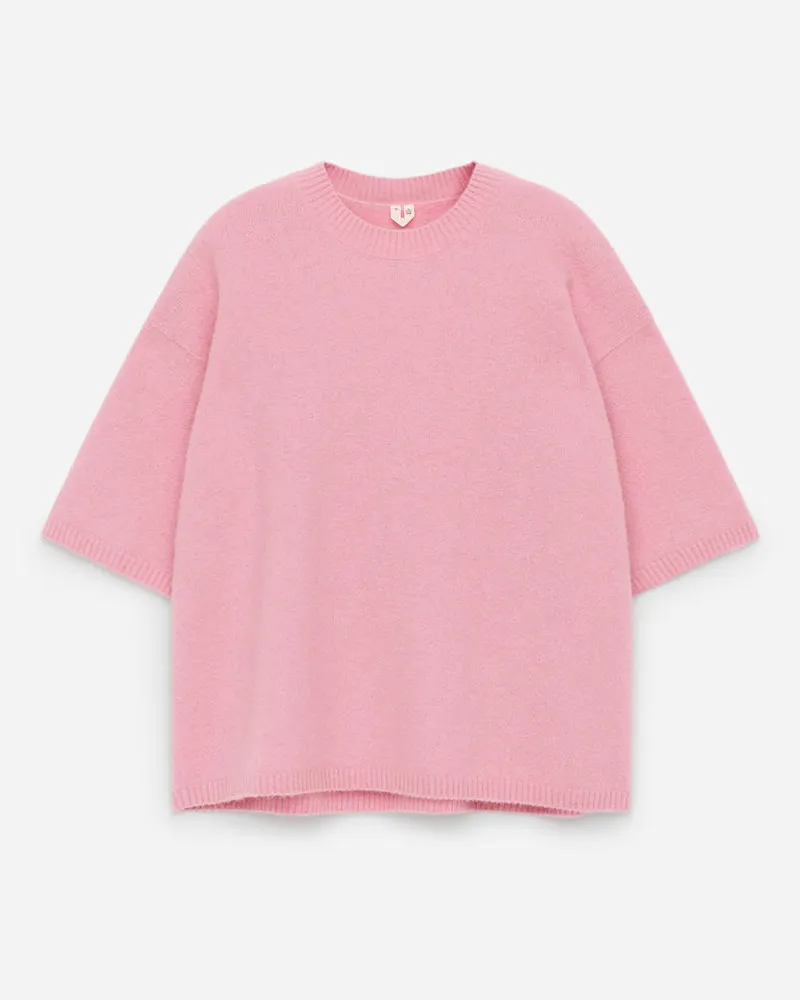 Arket Pullover Aus Alpakawolle Und Wolle - Rosa Rosa