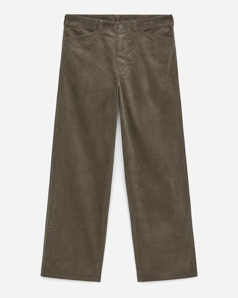 Arket Lockere Cordhose -Grün Grün