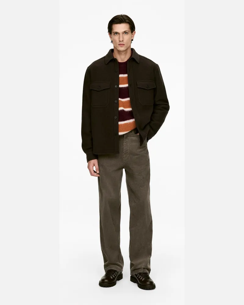 Arket Lockere Cordhose -Grün Grün