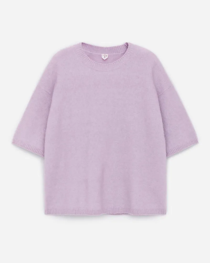 Arket Pullover Aus Alpakawolle Und Wolle - Lila Lila