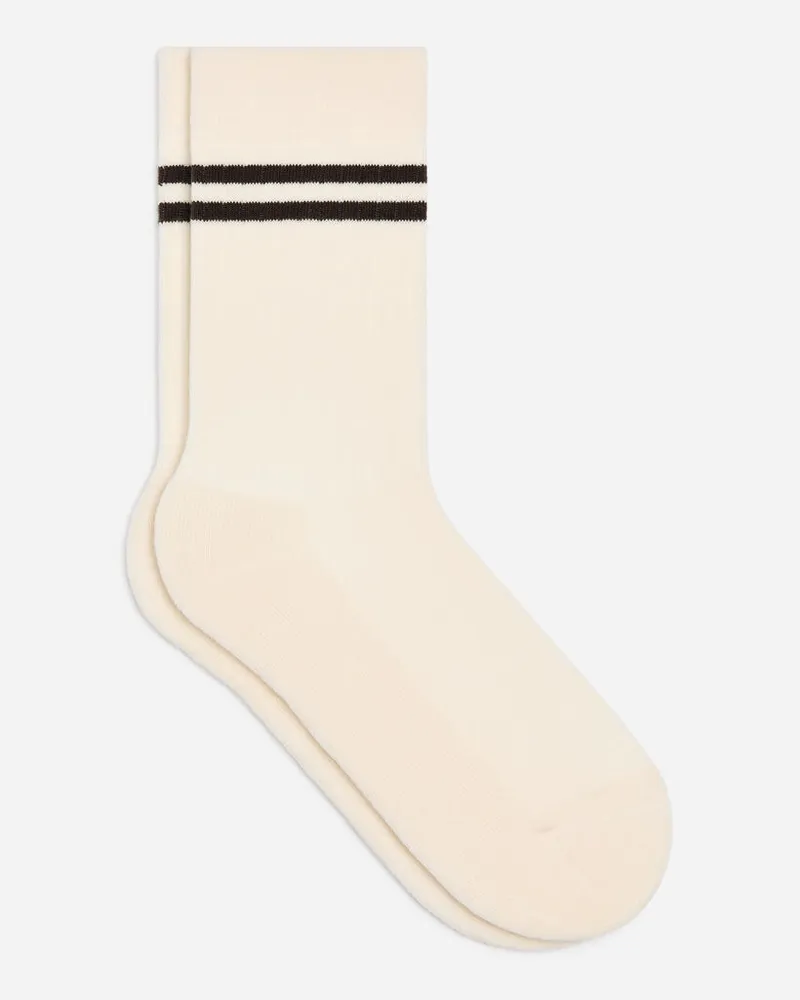 Arket Sportliche Socken -Weiß Weiß