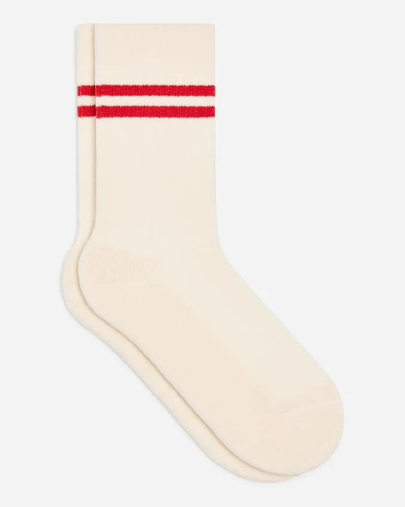 Arket Sportliche Socken -Weiß Weiß