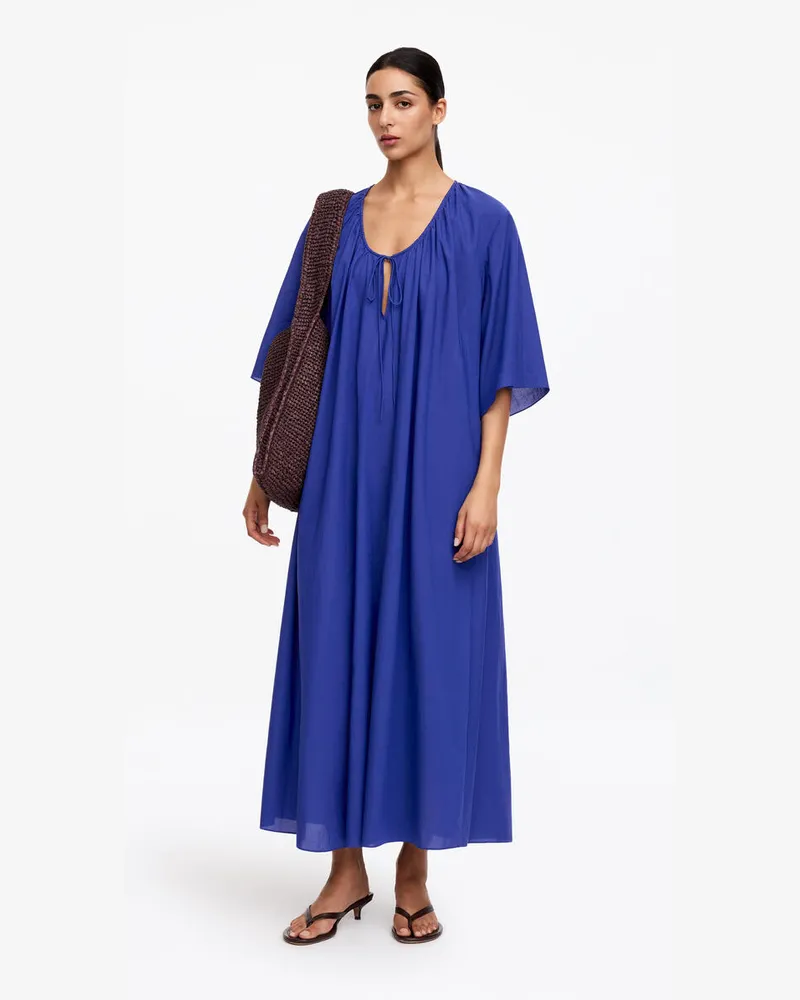 Arket Strandkleid Aus Lyocell-Mischung -Blau Blau