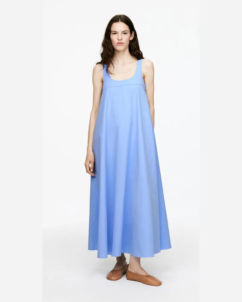 Arket Baumwoll-Maxikleid -Blau Blau
