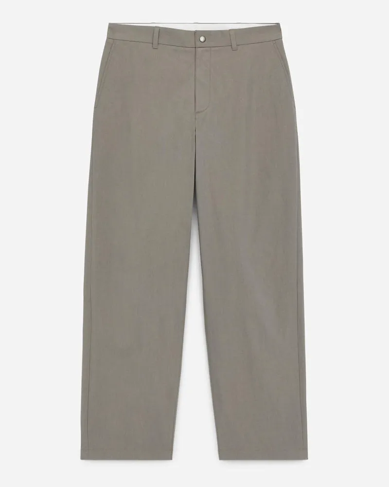Arket Lockere Chinohose Aus Baumwollmischung - Grau Grau
