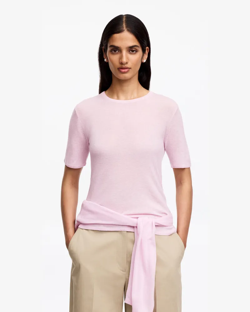 Arket Oberteil Aus Reinem Kaschmir -Rosa Rosa