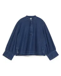 Arket Denimbluse Dunkelblau